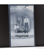Old Photo Negative 1920s Mexico Street Scene vendor And Tourist - $742.48 MXN