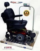 LWC-800 Wheel chair Scale with Ramps Handrail Indicator 800 lb  - £979.78 GBP