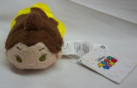 Disney Store TSUM TSUM Beauty &amp; Beast BELLE PRINCESS 3&quot; Plush STUFFED To... - $14.85