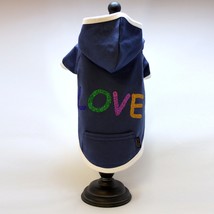 Alphadog Series Love glitter Hooded (Hoody) T-Shirt with pocket for your... - $12.45