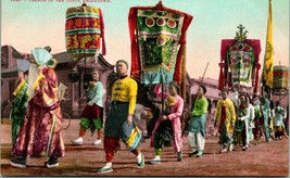 Vtg Postcard 1900-10 - Parade of the Tongs Chinatown  - San Francisco - £30.52 GBP