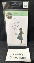 Sizzix Thinlits Dies Girl Catching Snowflakes 5 pieces - 664776 Ellison Ed Equip - £13.06 GBP