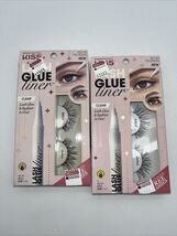 2 pack Kiss Lash Glue Liner for Strip Lashes and Lash Clusters #82744 Clear - $24.65
