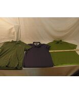 Banana Republic Large Lime Green Purple Forest Green Pullover Polo Shirts - $1,047.53 MXN