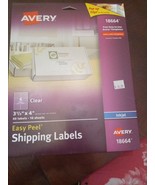 Avery 31/3&quot; X 4&quot; Easy Peel Shipping Label - £13.14 GBP