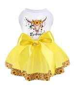 Dog Dress Puppy Skirt Tulle Lace Birthday Party Small XS Size - €10,55 EUR