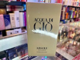 Acqua Di Gio ABSOLU by Giorgio Armani 2.5 oz 75 ml Eau de Parfum EDP Men... - £157.46 GBP
