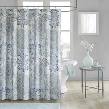 Madison Park MP70-5822 72 X 72 in. Cotton Printed Shower Curtain; Blue - $33.66