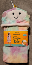 Member's Mark Kids Swim Bath Robe, Hooded Towel w/ Belt Unicorn XS 4/5 NWT - $15.79