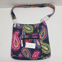 Vera Bradley Twilight Paisley Hipster Zip Shoulder Bag Purse NWT Multico... - $30.59