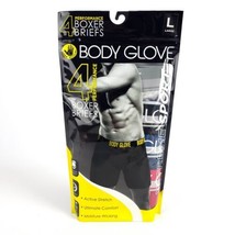 Body Glove Men’s X-treme Sport Boxer Briefs 4 Pack Multicolor Sz Large 36-38 - £20.25 GBP