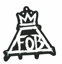 FALL OUT BOY LOGO PEEL AND STICK STICKER 4 1/2&quot; X 4 1/2&quot; - £3.51 GBP