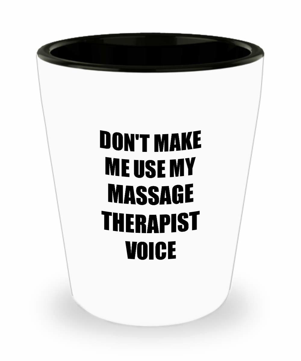 Massage Therapist Shot Glass Coworker Gift Idea Funny Gag For Job Liquor... - $12.84