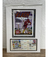 DC Comics the Flash Stamp Art &amp; Envelope 7/20/2006 Super Heroes USPS KG JD - $27.16 CAD