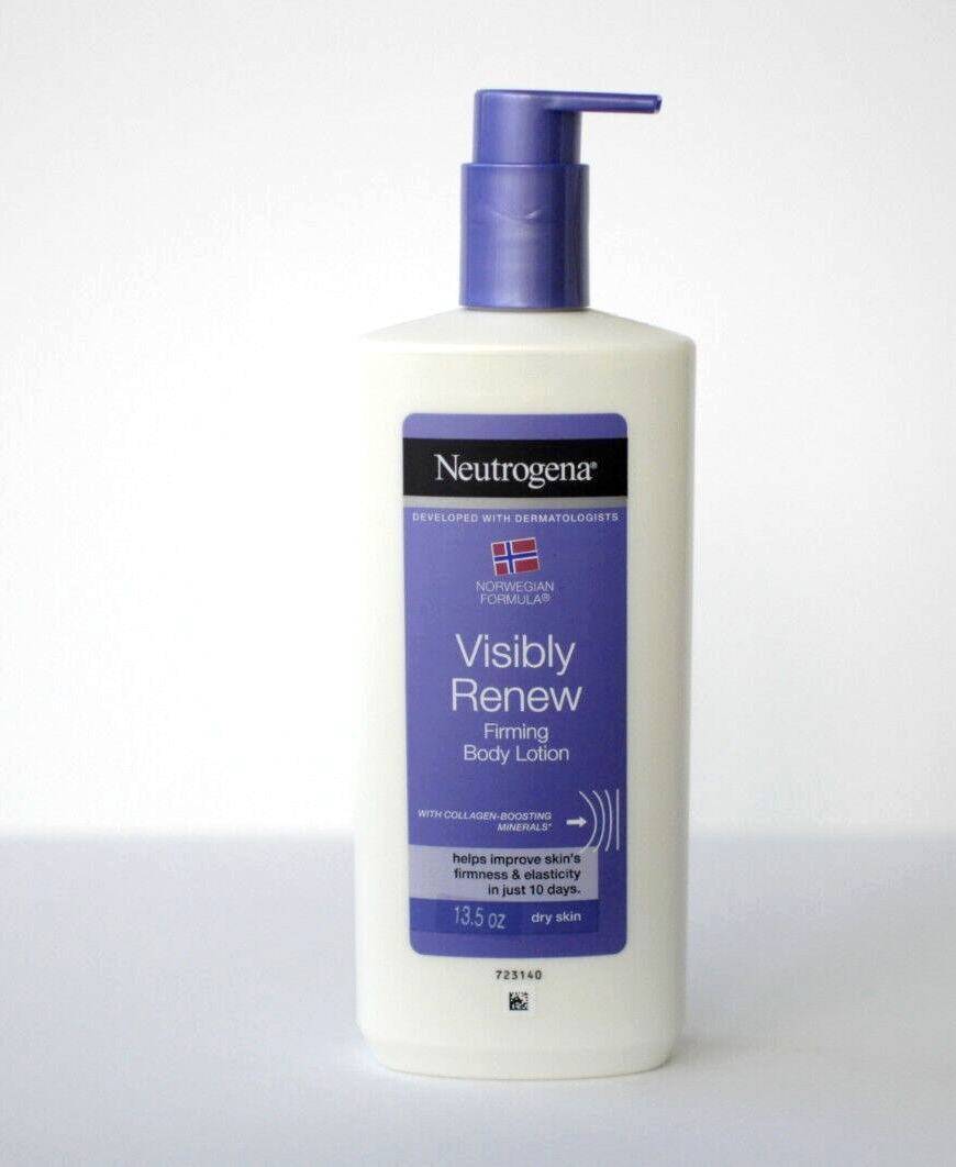 Neutrogena Visibly Renew Firming Body Lotion For Dry Skin With Pump 13.5... - $19.99
