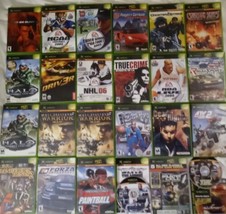 Lot Of 25 Xbox Games - Blitz,Cabela&#39;s,Nhl 06,NCAA Fb 2005,HALO Combat - £66.76 GBP