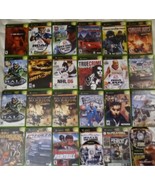 LOT OF 25 Xbox GAMES - Blitz,CABELA&#39;S,NHL 06,NCAA FB 2005,HALO COMBAT - £67.72 GBP