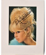 BRIGITTE BARDOT SIGNED MATTED PHOTO -  11&quot;x 14&quot; w/COA - £191.04 GBP