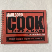 Marlboro Cook Like A Man Cookbook Spiral Bound GRILL IT SMOKE IT BBQ IT - £4.28 GBP