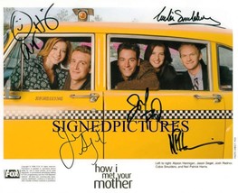 How I Met Your Mother Cast Signed 8 X10 Rp Promo Photo - £16.07 GBP