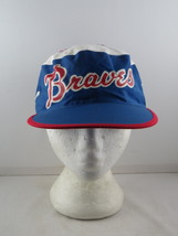 Atlanta Braves Hat (VTG) - All Over Print by Apsco - Adult Stretch Fit - £39.07 GBP