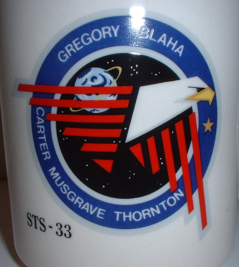 Space Shuttle mission STS-33 ceramic coffee mug - $15.00