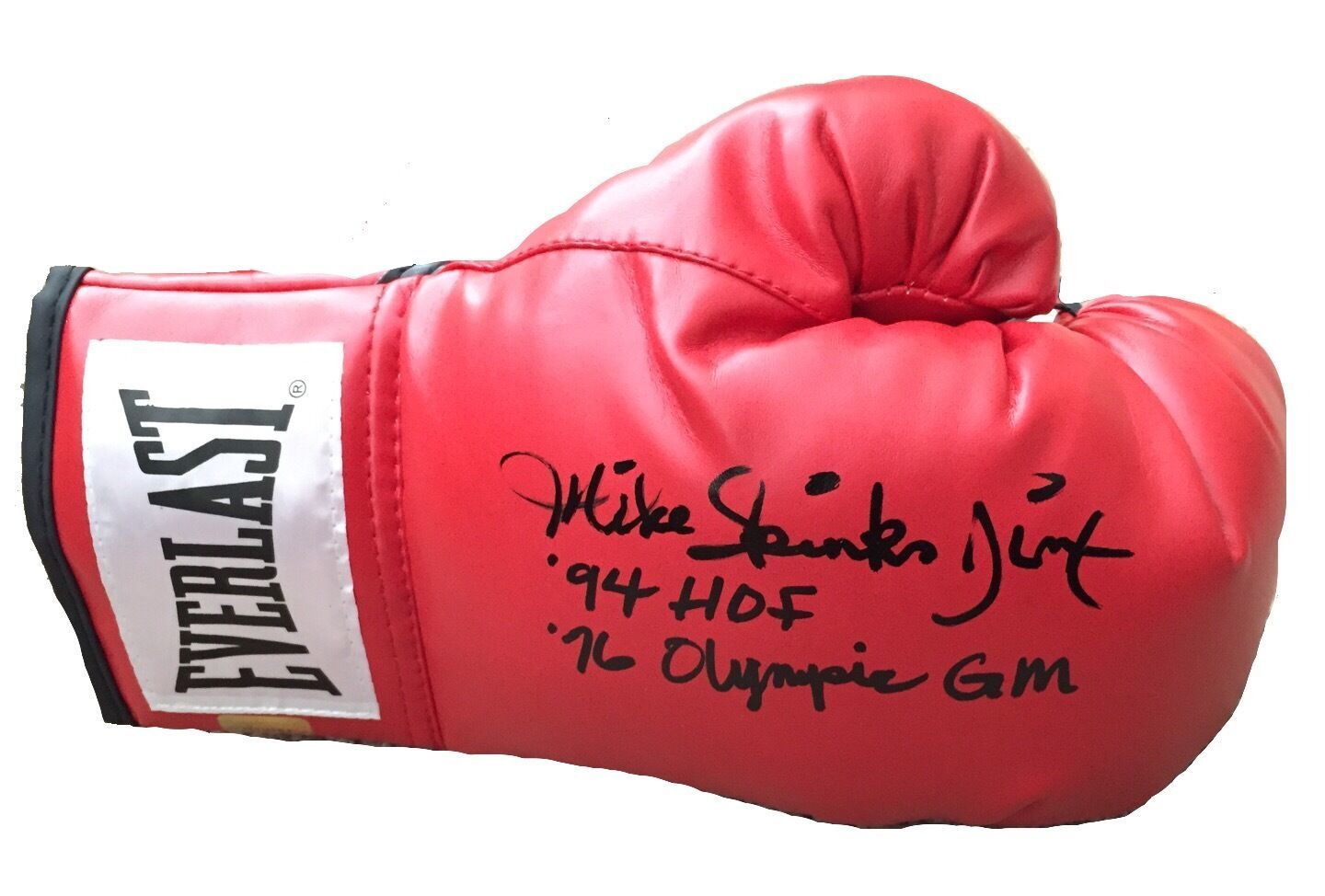 Michael Spinks Signed Glove Inscribed COA Inscriptagraphs Leon Boxing Mike Tyson - $118.96