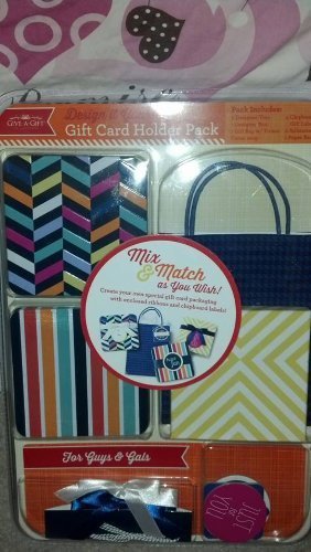 GIVE A GIFT DESIGN IT YOURSELF GIFT CARD HOLDER PACK [Health and Beauty] - $9.41