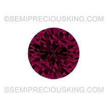 Natural Ruby 1.5mm Round Diamond Facet Cut VVS Clarity Burgundy Color Loose Prec - £4.96 GBP