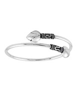 925 Sterling Silver Balinese Style Bangle - £29.96 GBP