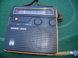 Vintage Soviet Russian USSR  LW AM  Portable Radio VEGA 404 About1979 - £41.14 GBP