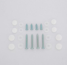 Everbilt Bracket Screws, White W/Cap Covers,  (4) 1-1/2” &amp; (4) 5/8” Screws - $9.99