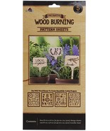 4 packs - Plaid:Craft Plaid Wood Burning Pattern Sheet 5/Pkg-Outdoor - £24.12 GBP