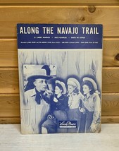 Bing Crosby Antique Sheet Music Along the Navajo Trail 1945 Vintage - £16.43 GBP