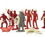 Custom [made] Action figures 3 plastic fire fighters with accessories mp... - £15.23 GBP