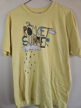 The Rocket Summer Drawing Design T-Shirt, Yellow, Men&#39;s L - $404.46 MXN