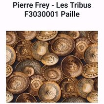 Pierre Frey Les Tribus F3030001 Paille Fabric 95x54 - $381.15
