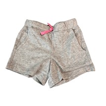 Spotted Zebra Girls 2T Solid Gray Pull On Cotton Draw String Shorts - £7.13 GBP