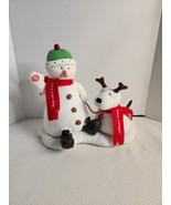 Hallmark Jingle Pals Snow What Fun Animated Singing Snowman and Dog 2004... - $29.65