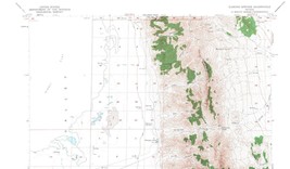 Diamond Springs Quadrangle, Nevada 1957 Topo Map USGS 15 Minute Topographic - £17.52 GBP