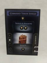 *Punched* Path Of Exile Exilecon Corroded Tower Shield Magic Trading Card - £31.15 GBP