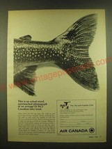 1966 Air Canada Ad - This is an actual-sized, unretouched photograph - $18.49