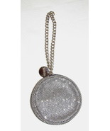 Jazzercise Diamond Designed Silver Wristlet Coin Purse Zipper Closure w/... - £15.68 GBP