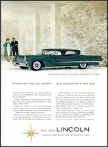 1958 Lincoln Landau Automobile PRINT AD BX3 - $139.27 MXN