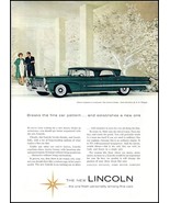 1958 Lincoln Landau Automobile PRINT AD BX3 - €6,56 EUR