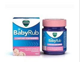 Vicks BabyRub Chest Rub Ointment 1.76 oz each (Pack of 3) - £14.37 GBP