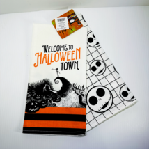 Nightmare Before Christmas 2023 Halloween Set Of 2 Hand Towels 19.25 Inches - £26.68 GBP