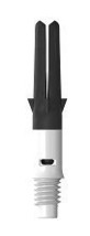 L-Style L-Shaft Silent Carbon Fiber Straight 130 Dart Shafts - White - - $24.00