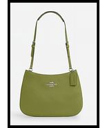 NWT Coach Penelope Smooth Leather  Silver Yellow Green Shoulder Bag CO952 - $149.00
