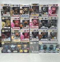 Star Wars Funko Pop Lot Of  Assorted From Rebels To Mando &amp; Valentines ..￼ - £272.66 GBP